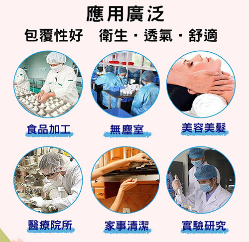 不織布雙筋拋棄式髮帽