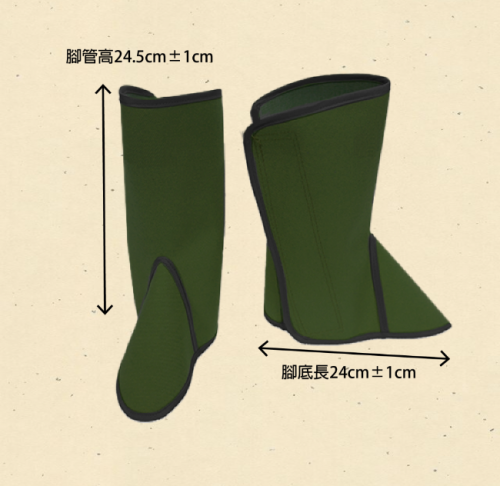 安全綁腿(帆布-墨綠色)
