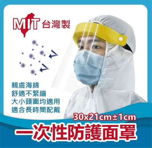 防護透明面罩