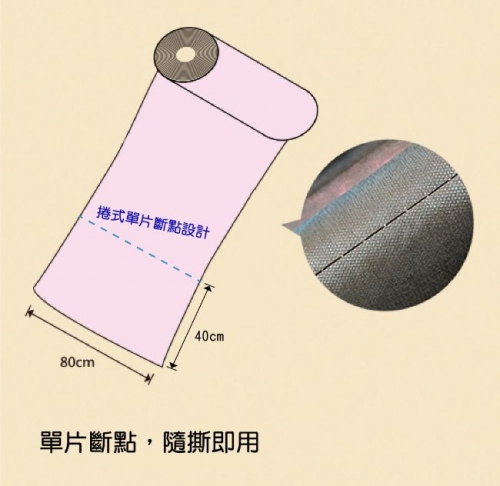 【厚款40G】 拋棄式枕巾